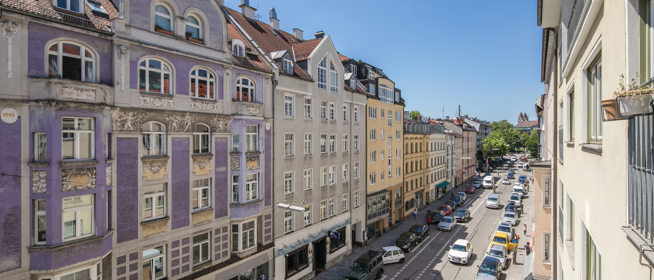 квартира München Maxvorstadt - Westen 02 вид из окна 1681