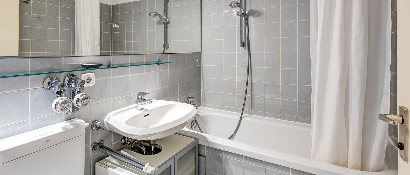 квартира München Lerchenau 01 ванная комната 1729