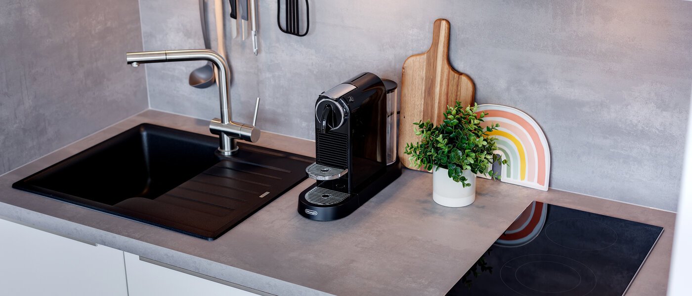 квартира München Schwabing-Nord (zw. Leopoldstraße & Englischen Garten) 02 кухня 1739