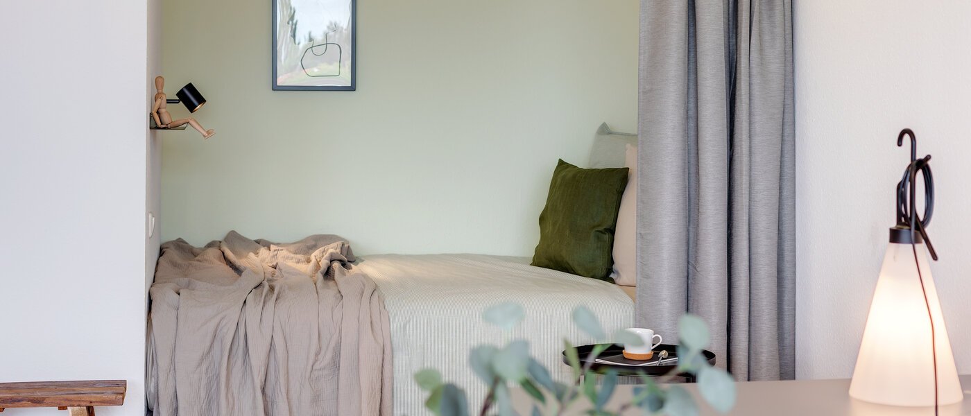 квартира München Schwabing-Nord (zw. Leopoldstraße & Englischen Garten) 01 зона для сна 1739