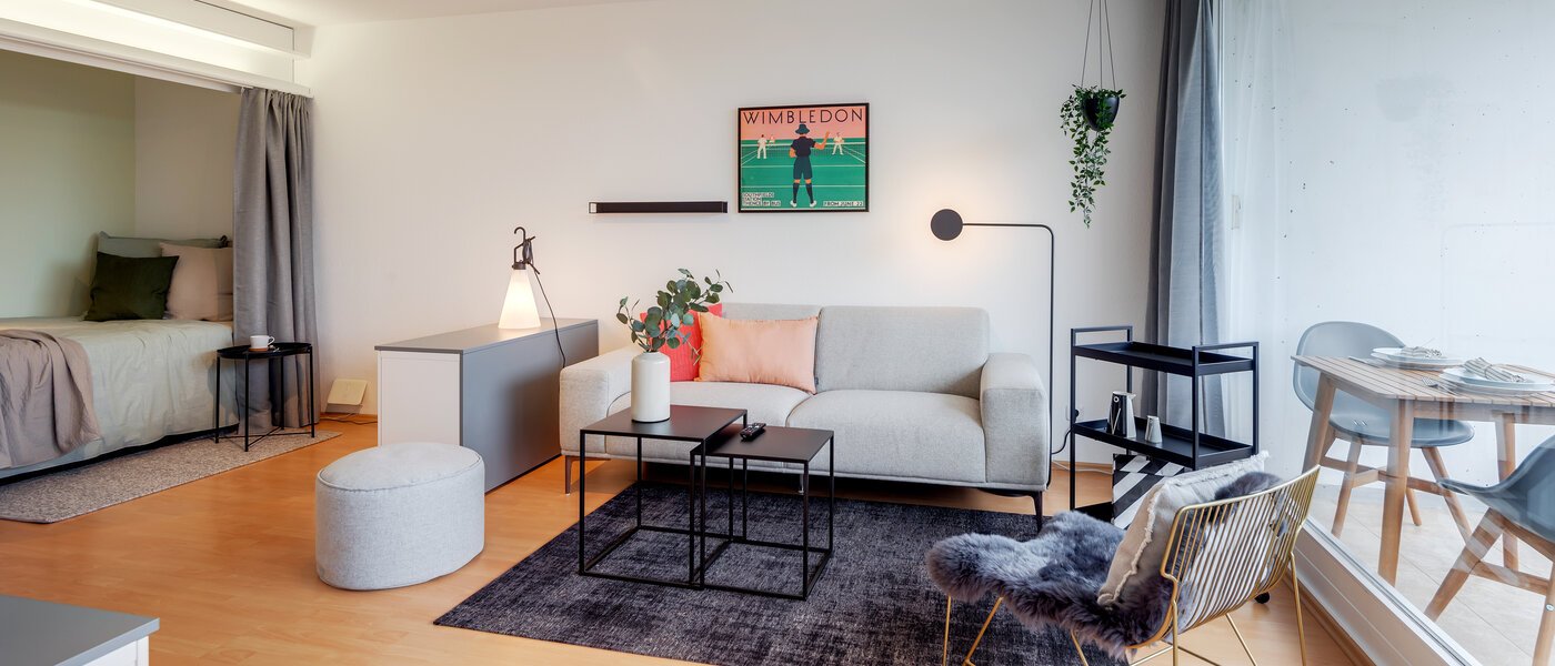 квартира München Schwabing-Nord (zw. Leopoldstraße & Englischen Garten) 01 жилое пространство 1739