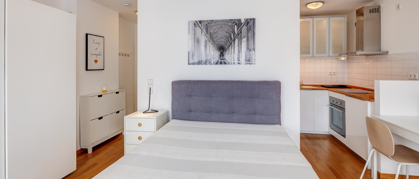 квартира München Schwabing (rechts der Leopoldstraße) 01 зона для сна 1782