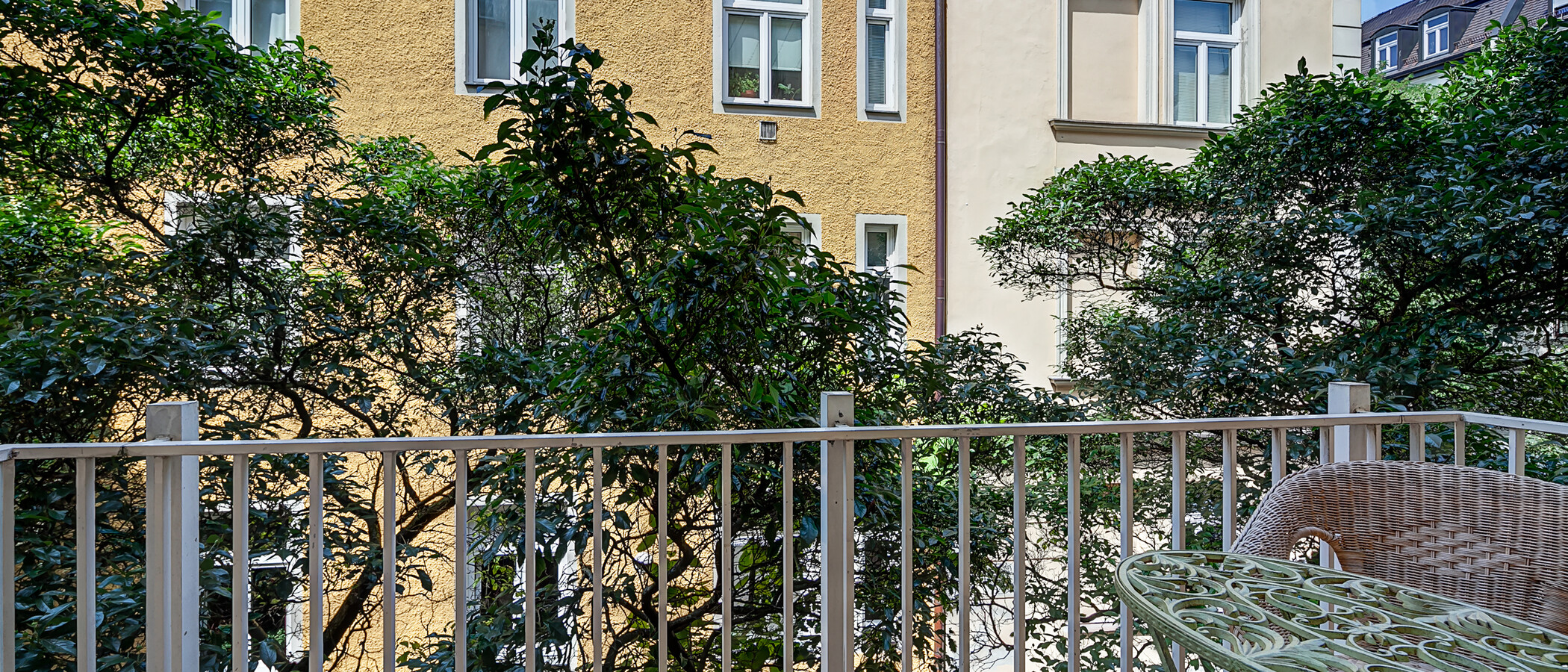 квартира München Schwabing (links der Leopoldstraße) 02 балкон 1797