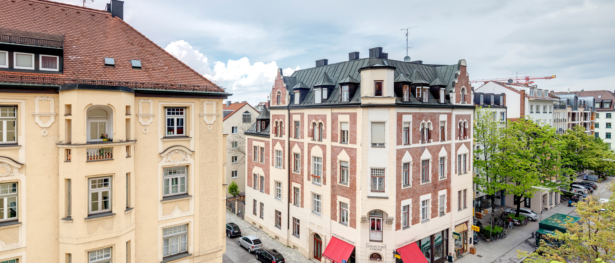квартира München Maxvorstadt - Museumsviertel 01 вид из окна 180