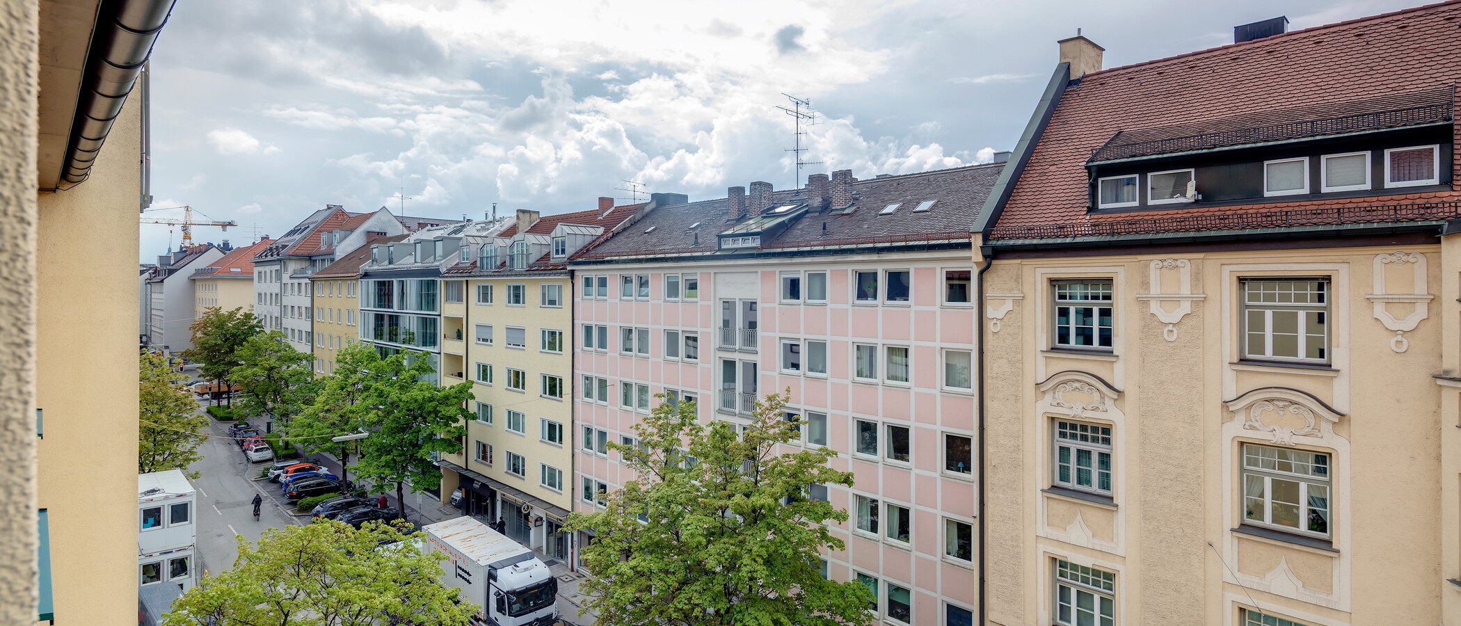 квартира München Maxvorstadt - Museumsviertel 02 вид из окна 180