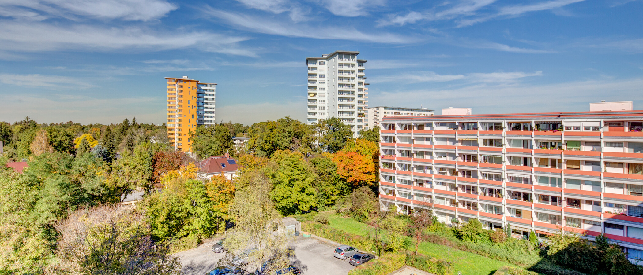 квартира München Obersendling 01 вид из окна 1866