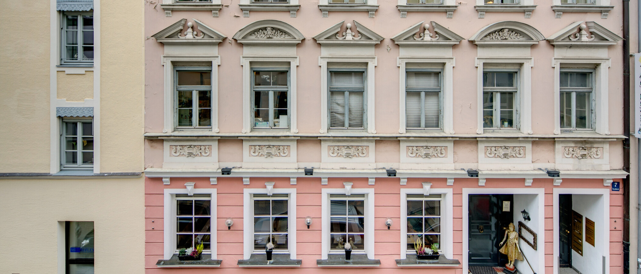 квартира München Schwabing (rechts der Leopoldstraße) 03 вид из окна 1976