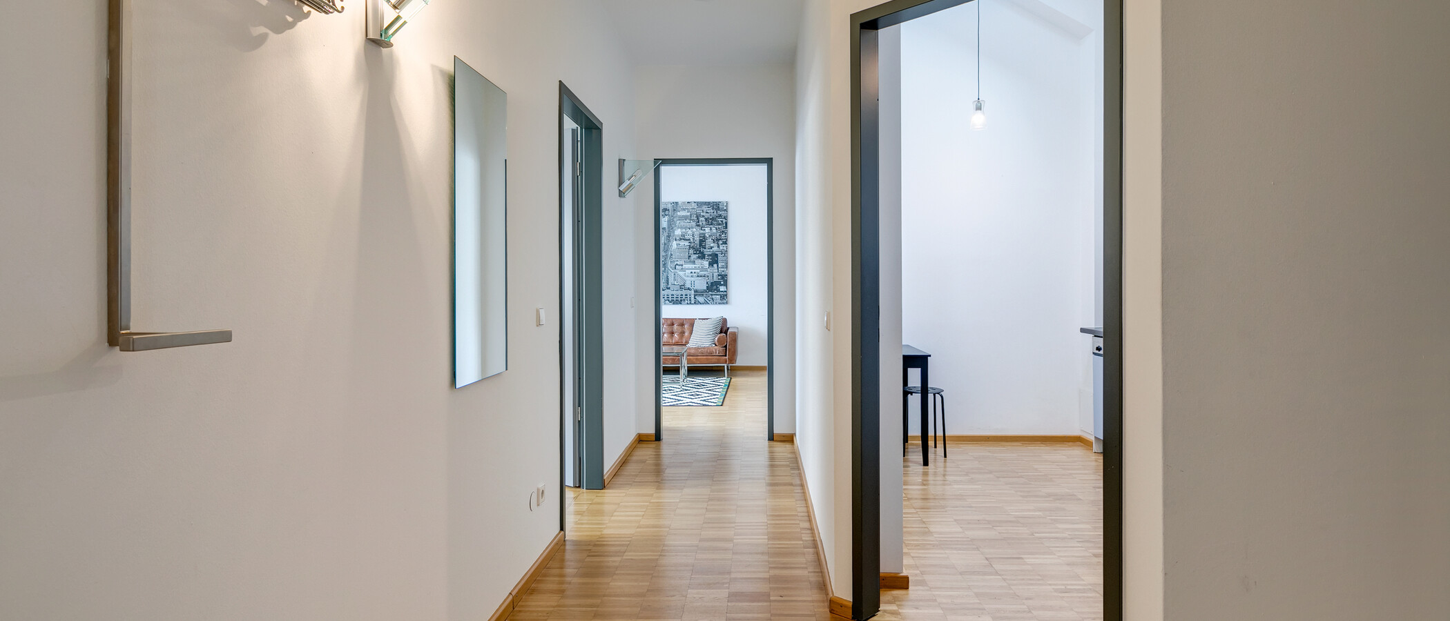 мансардная квартира München Maxvorstadt - Museumsviertel 03 коридор 2