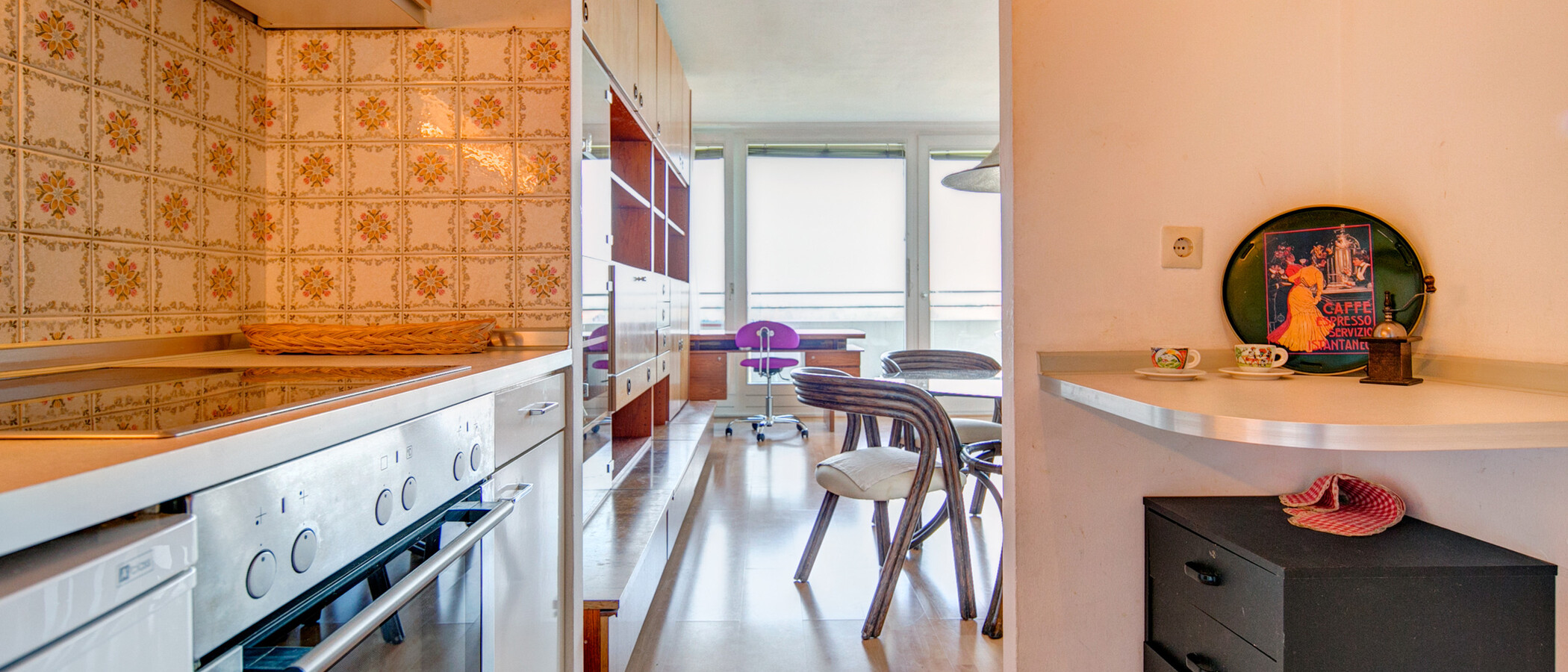 квартира München Mittersendling 02 кухня 2140