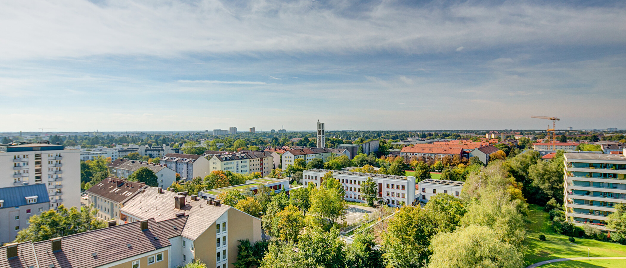 квартира München Mittersendling 02 вид из окна 2140