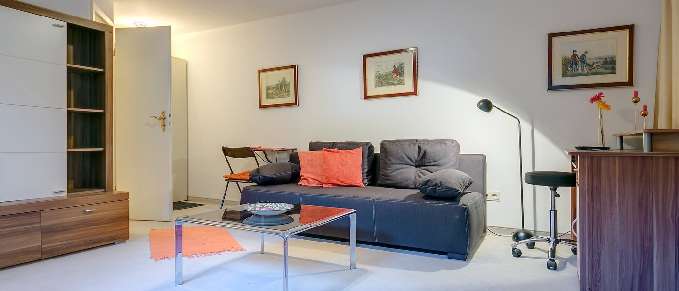 подвальная квартира Pullach im Isartal 05 гостиная 2191