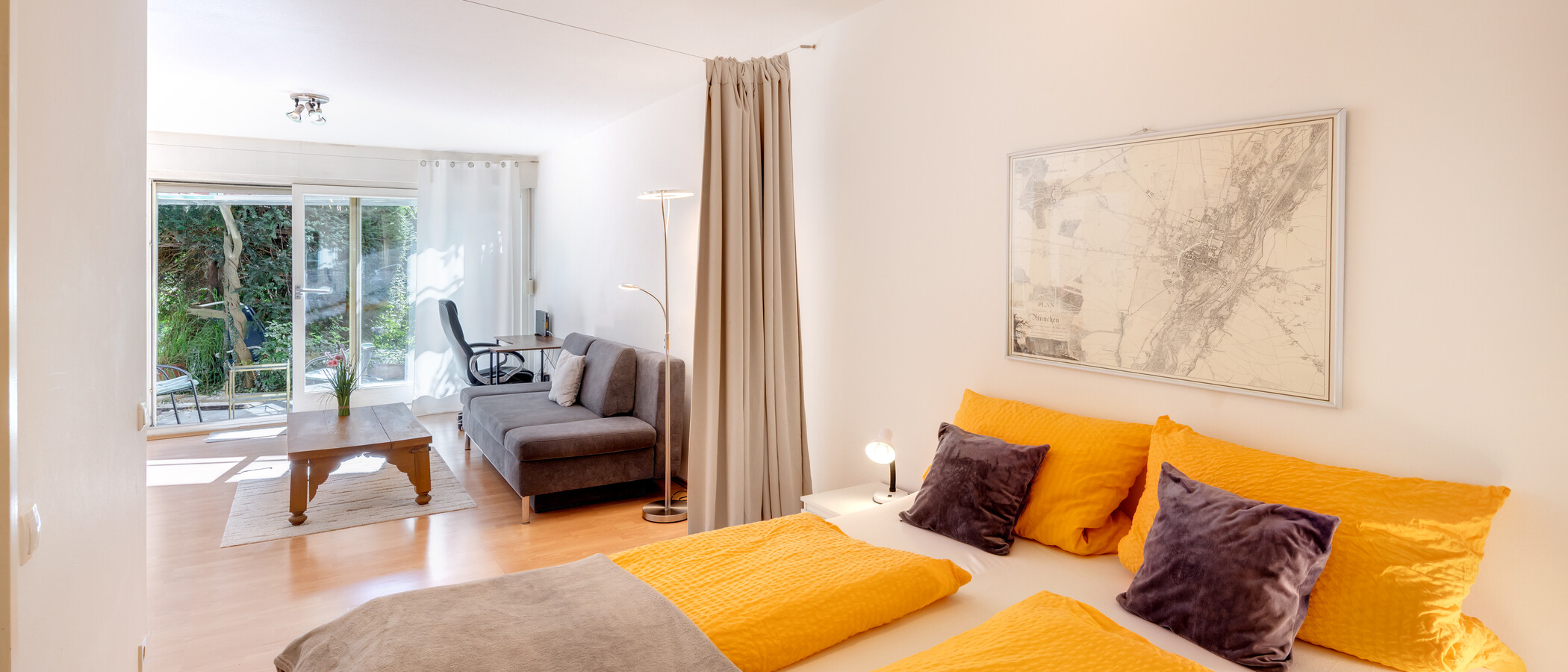 квартира München Schwabing-West (rund um den Hohenzollernplatz) 01 зона для сна 2225