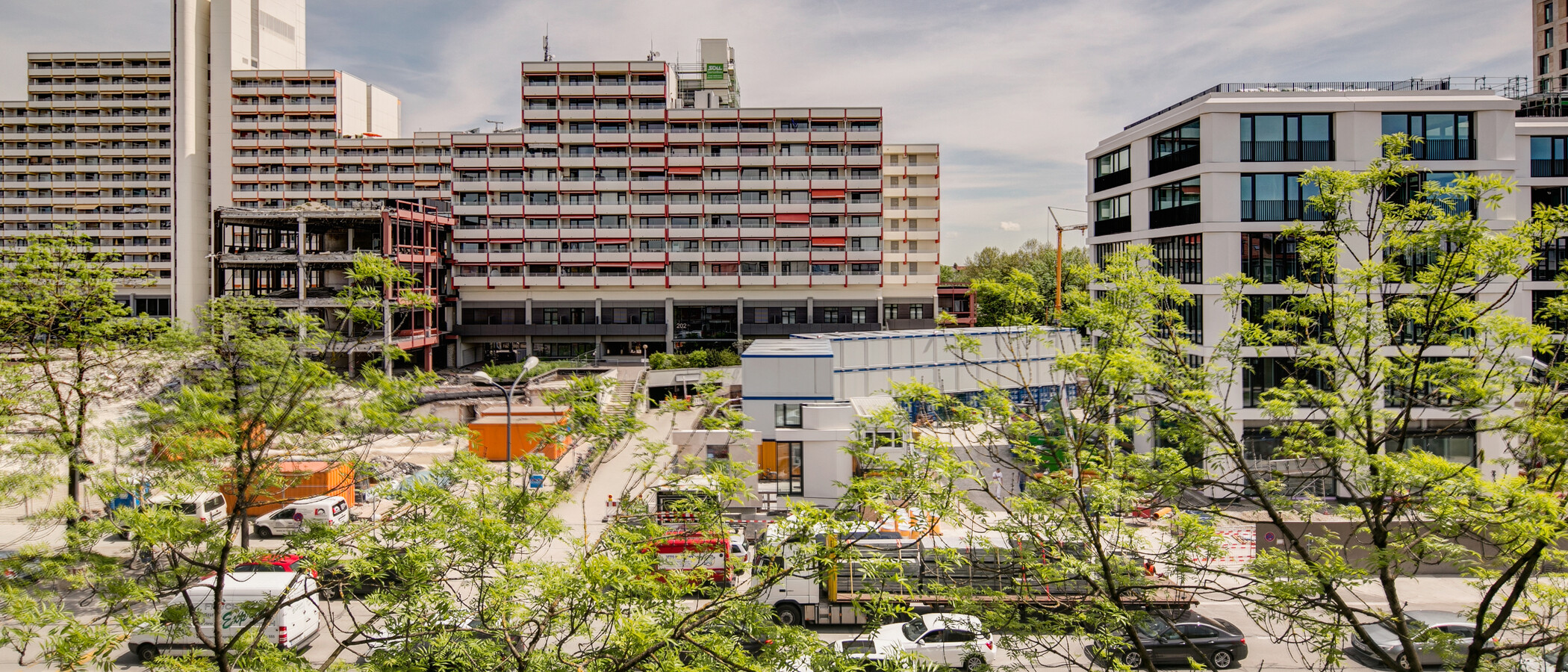 квартира München Schwabing (links der Leopoldstraße) 01 вид из окна 2236