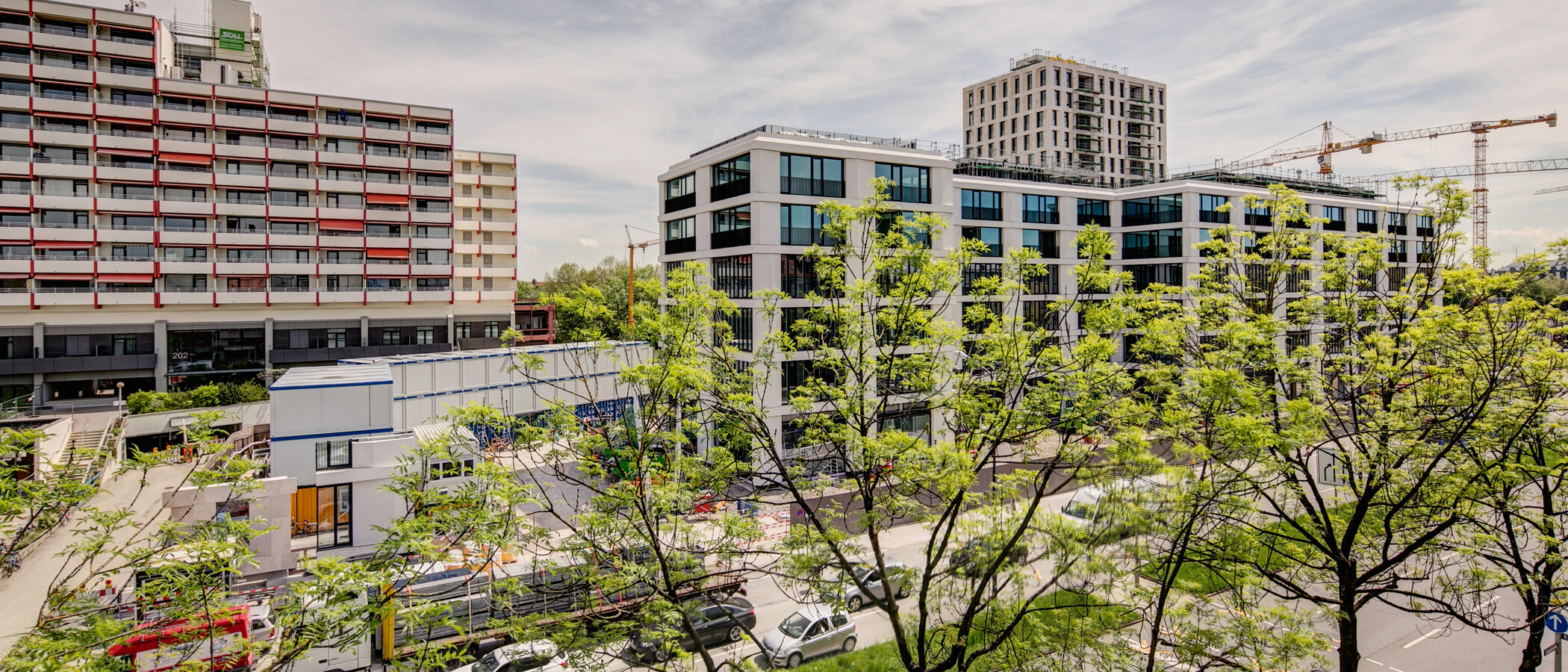 квартира München Schwabing (links der Leopoldstraße) 02 вид из окна 2236
