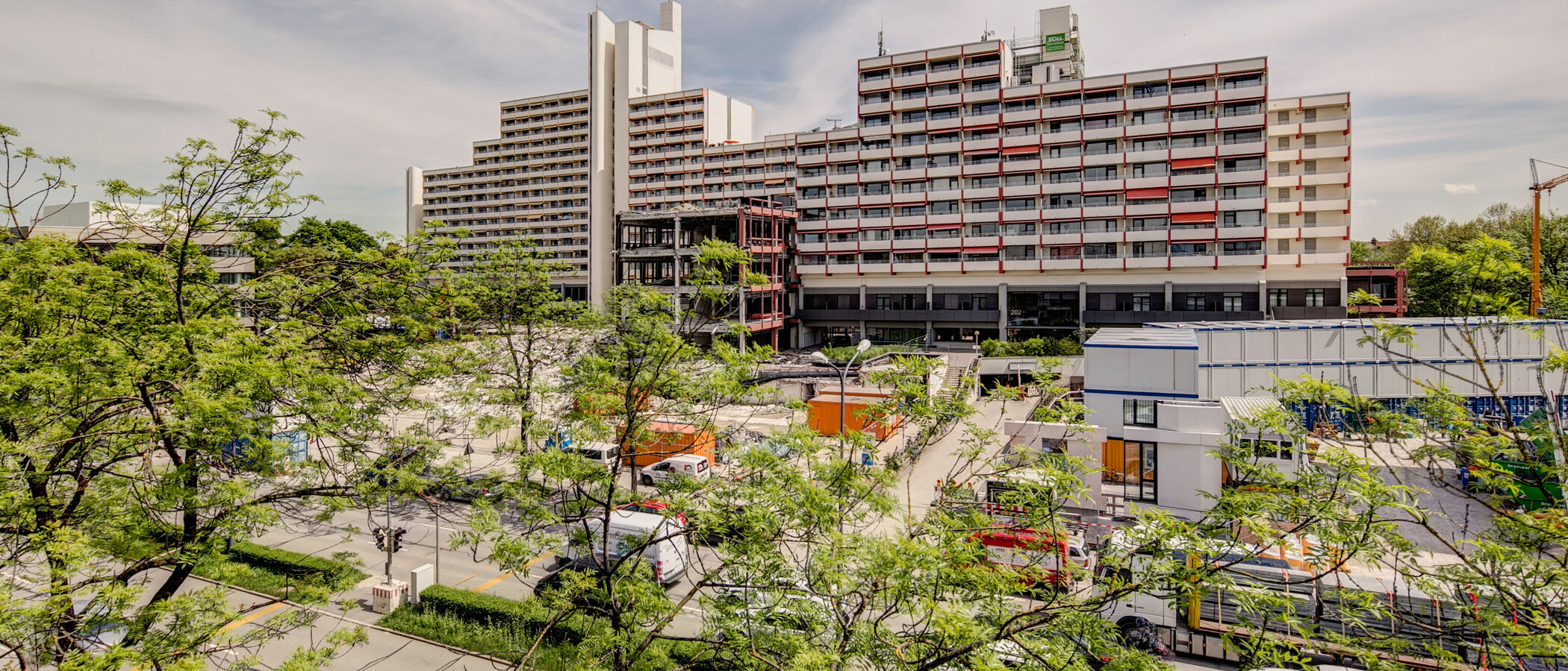 квартира München Schwabing (links der Leopoldstraße) 03 вид из окна 2236