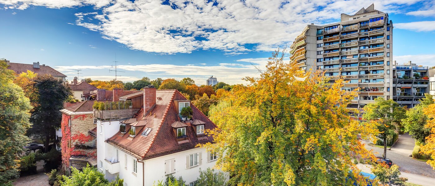 квартира München Schwabing-Nord (zw. Leopoldstraße & Englischen Garten) 02 вид из окна 2242
