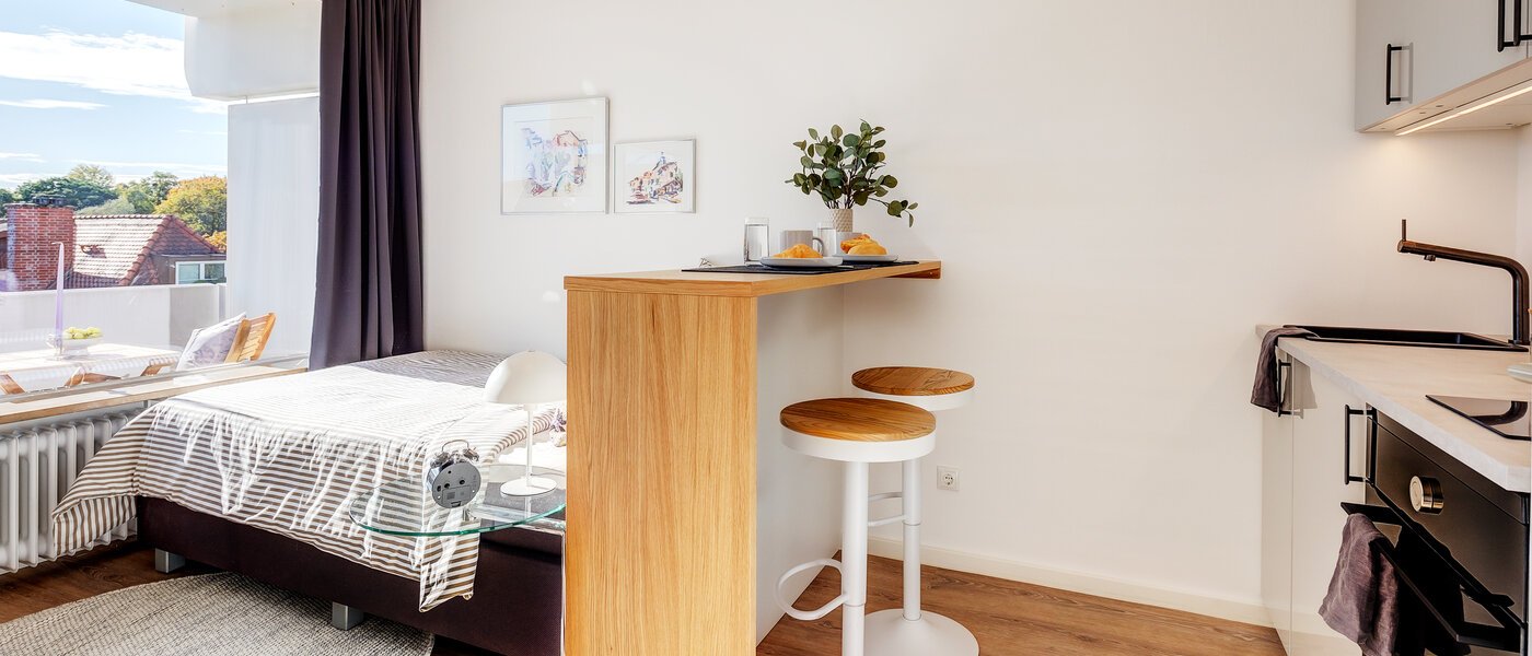 квартира München Schwabing-Nord (zw. Leopoldstraße & Englischen Garten) 01 жилое пространство 2242