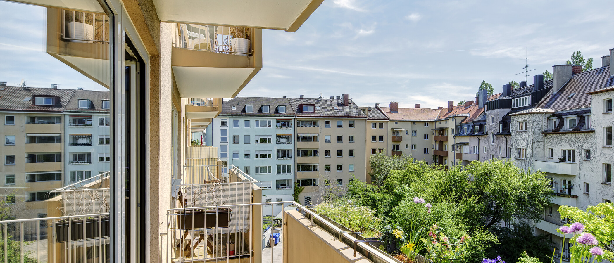 квартира München Schwabing-West (rund um den Bonner Platz) 02 балкон 230