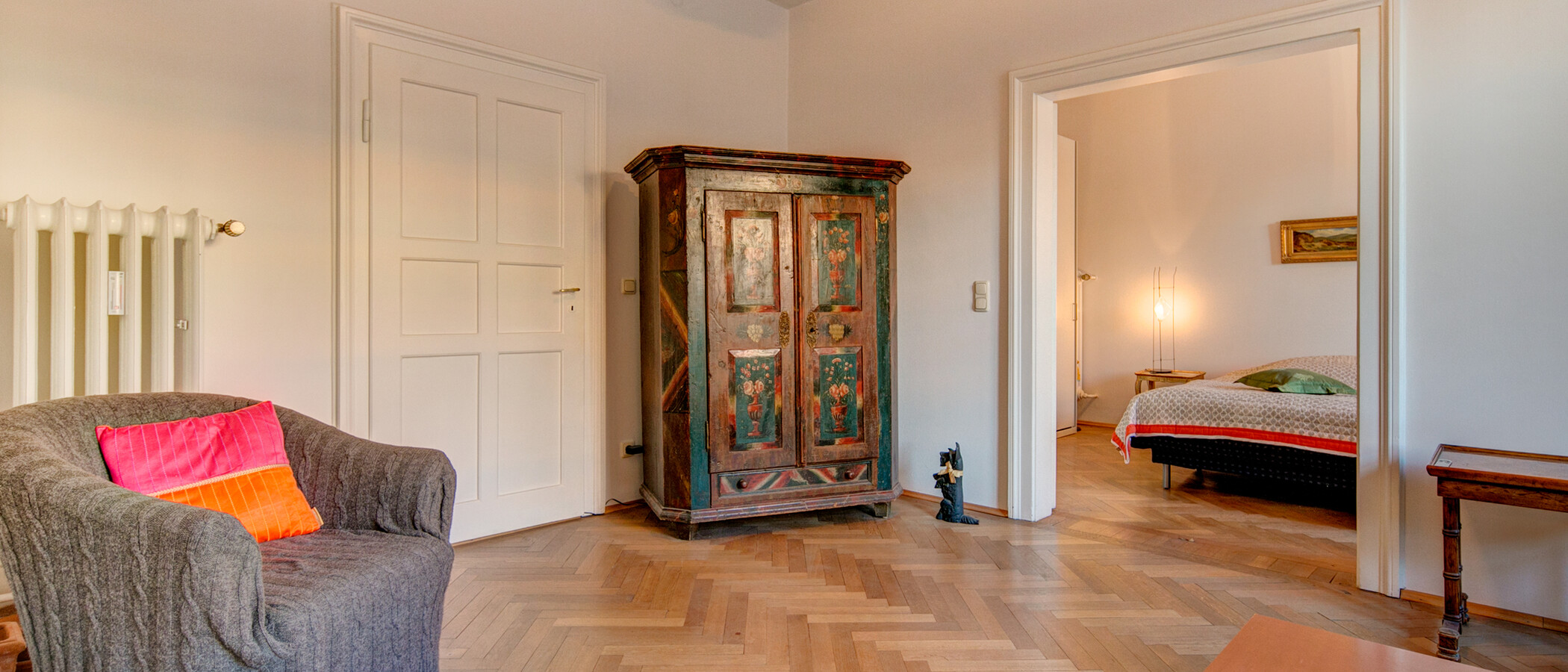 квартира München Moosach 04 гостиная 2354