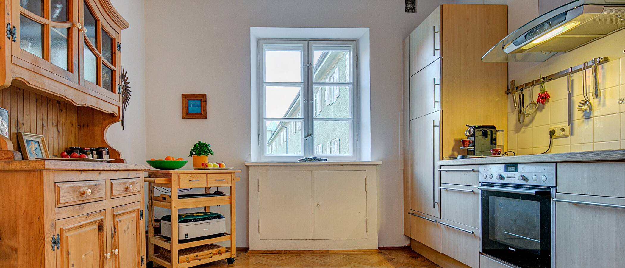 квартира München Moosach 01 кухня 2354