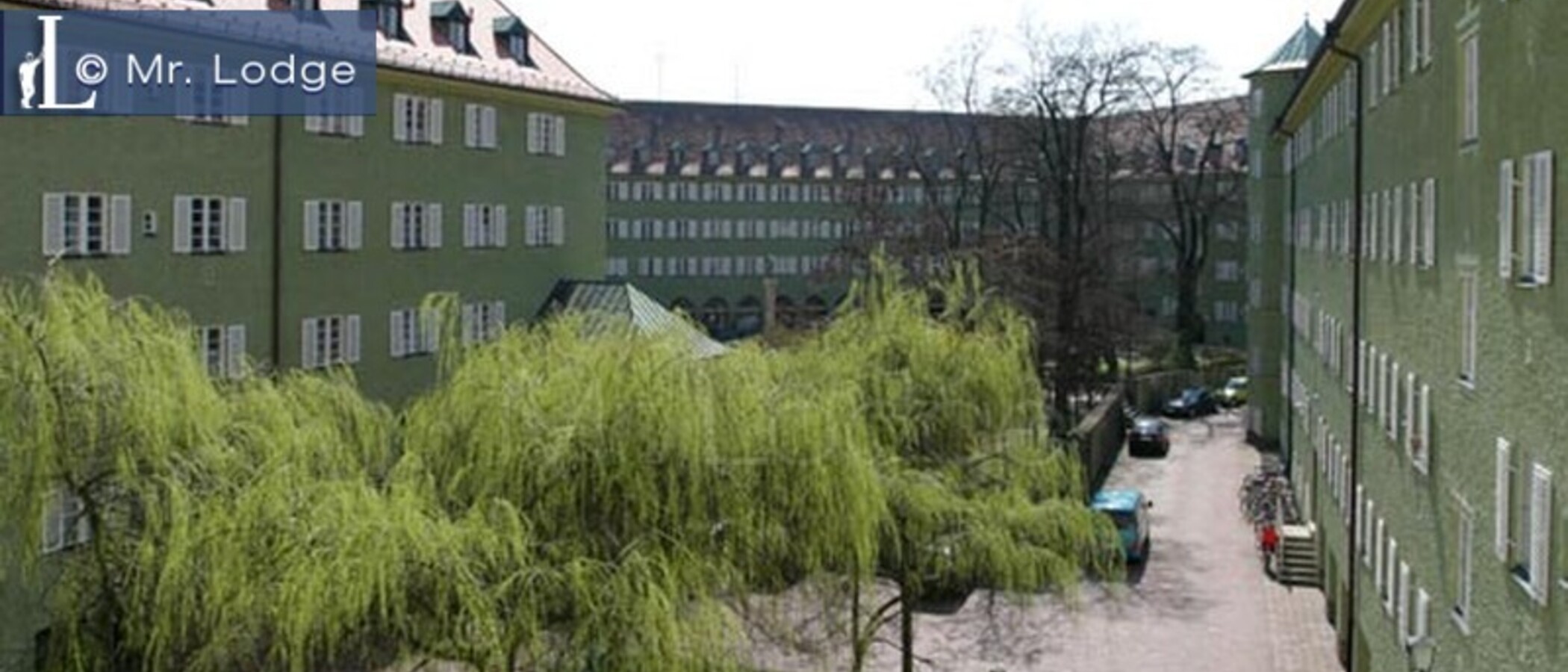квартира München Moosach 02 вид из окна 2354