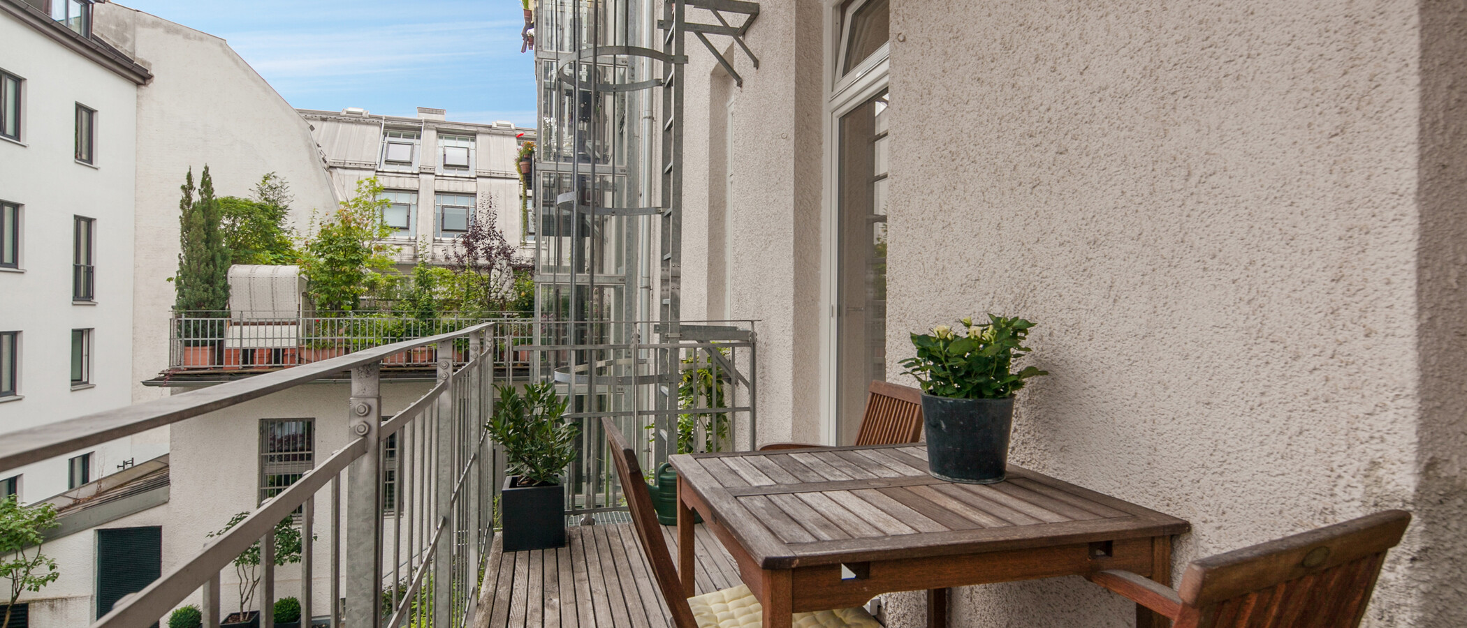 квартира München Gärtnerplatzviertel 01 балкон 2364