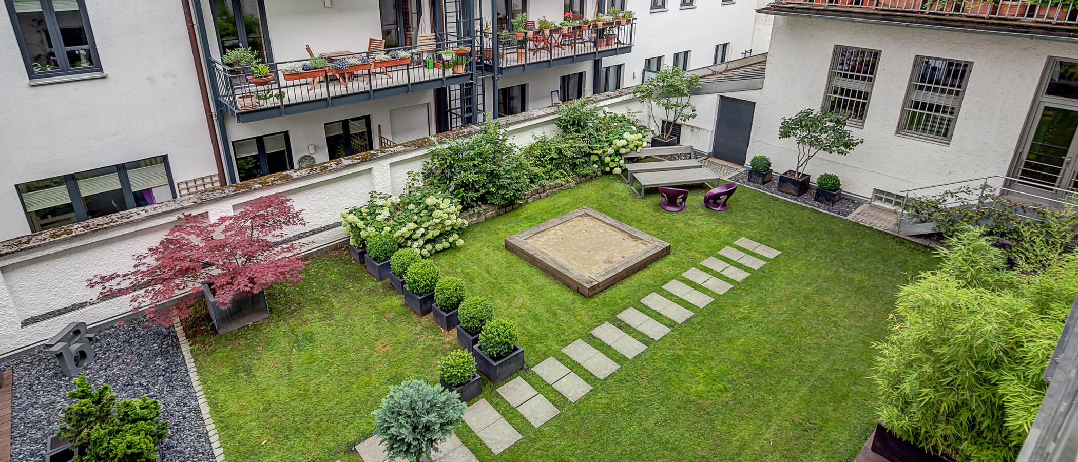 квартира München Gärtnerplatzviertel 03 вид из окна 2364