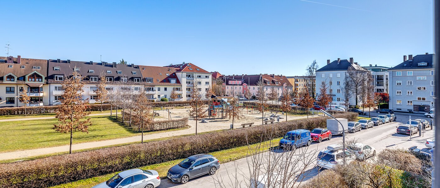 квартира München Sendling-Westpark 02 вид из окна 2380
