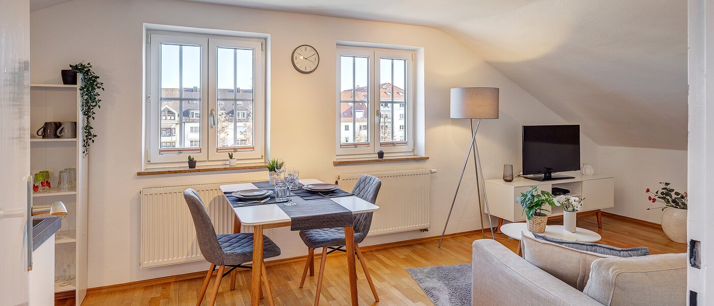 квартира München Sendling-Westpark 01 жилое пространство 2380