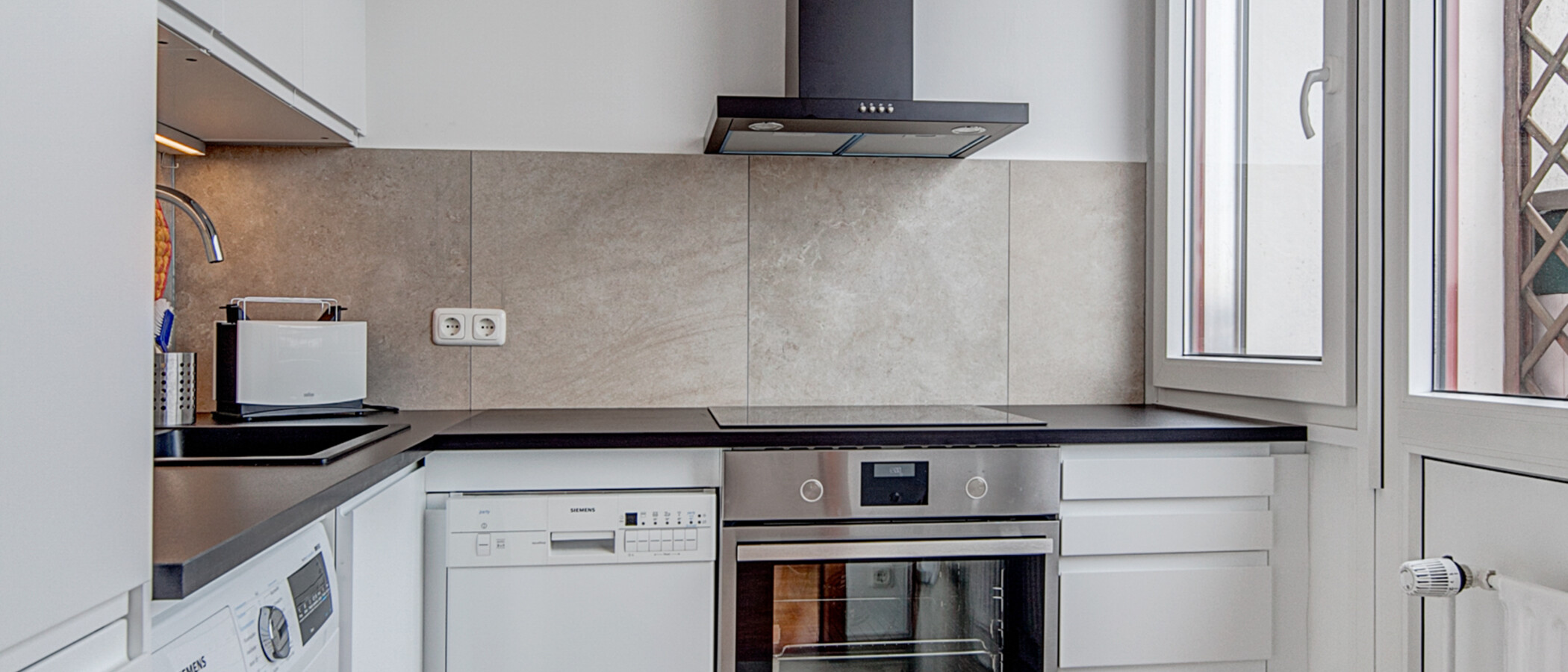 мансардная квартира München Maxvorstadt 02 кухня 255