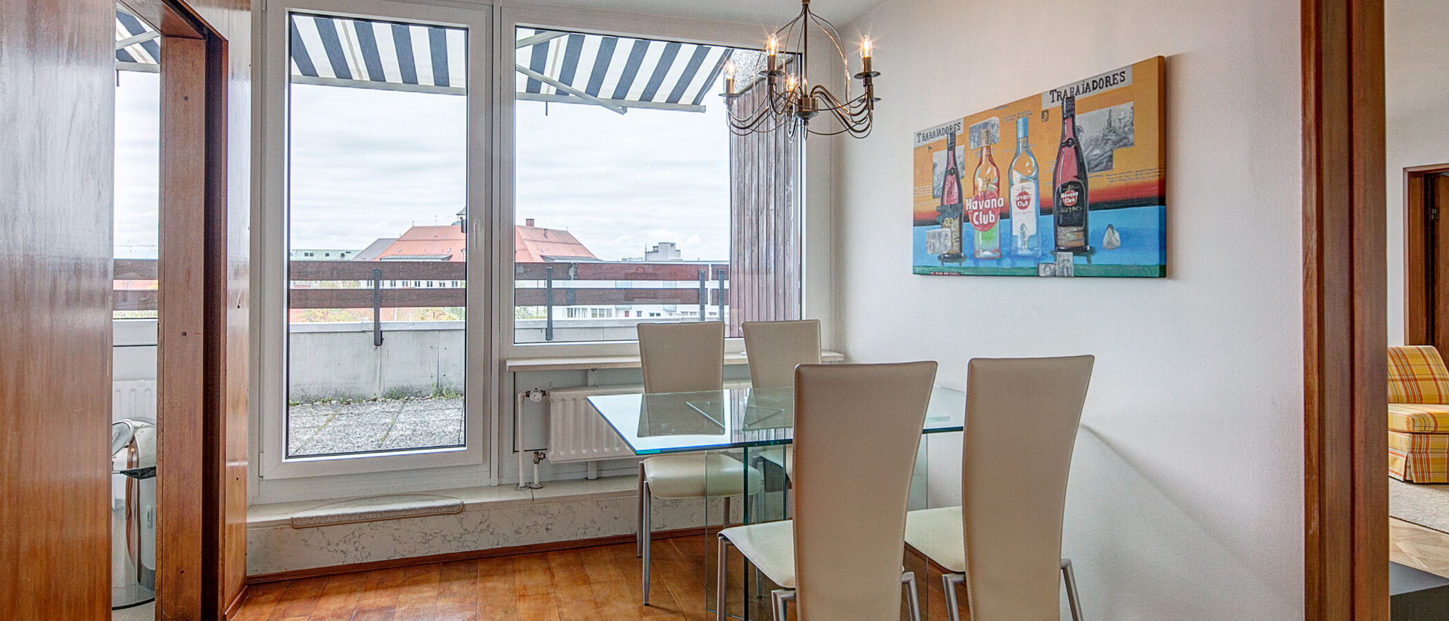 мансардная квартира München Maxvorstadt 01 столовая 255