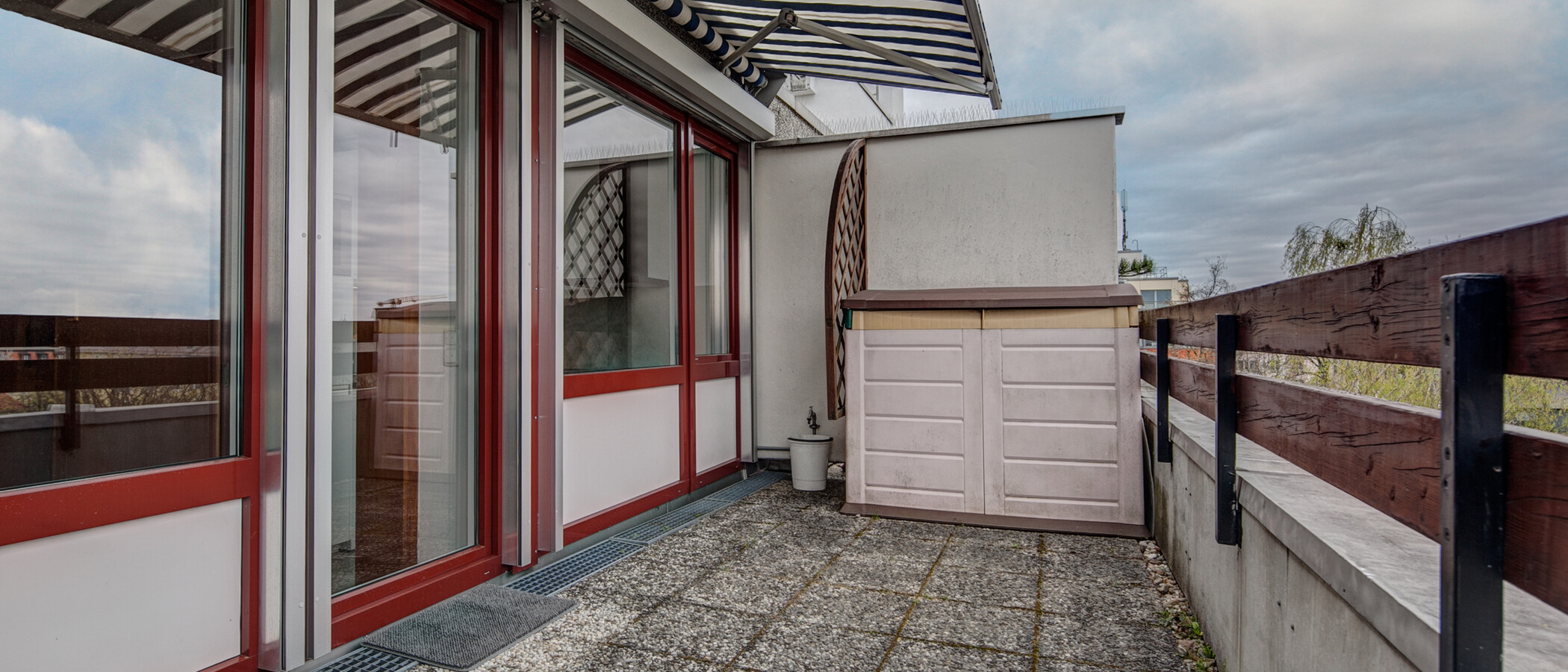 мансардная квартира München Maxvorstadt 02 терраса 255