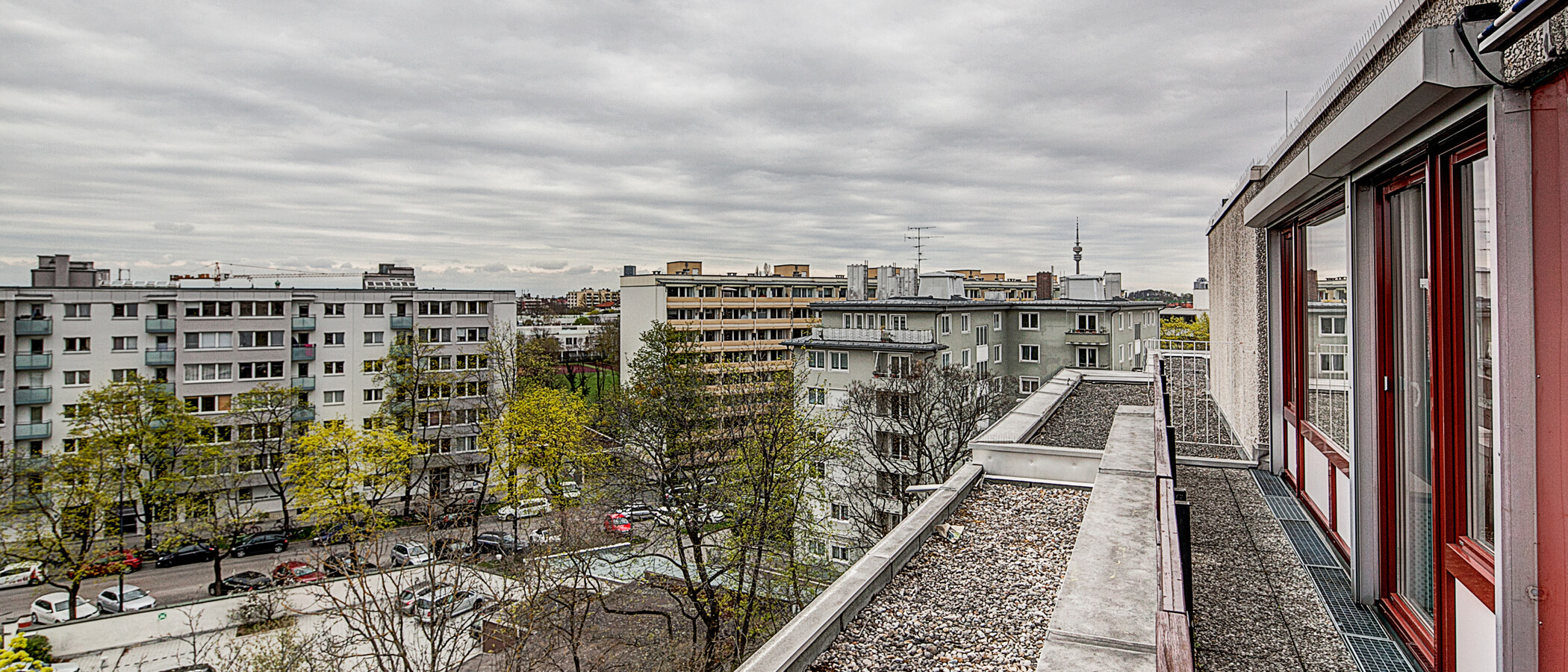 мансардная квартира München Maxvorstadt 03 терраса 255