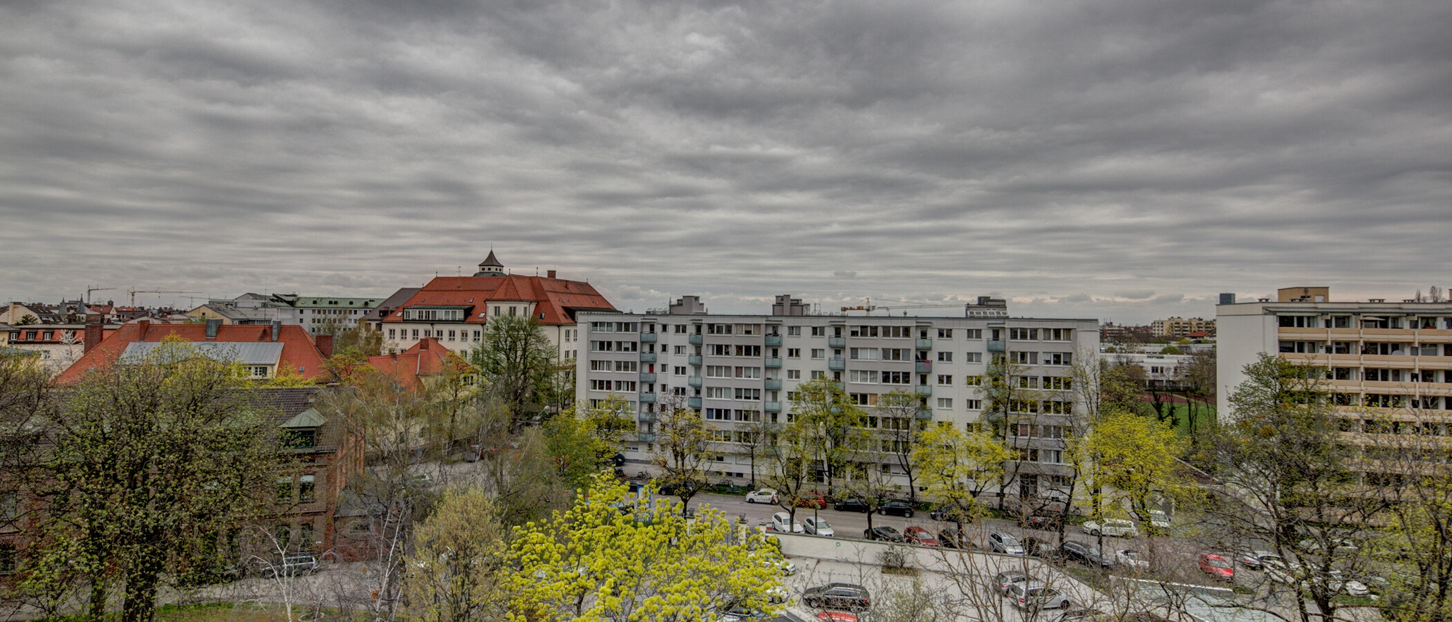 мансардная квартира München Maxvorstadt 01 вид из окна 255
