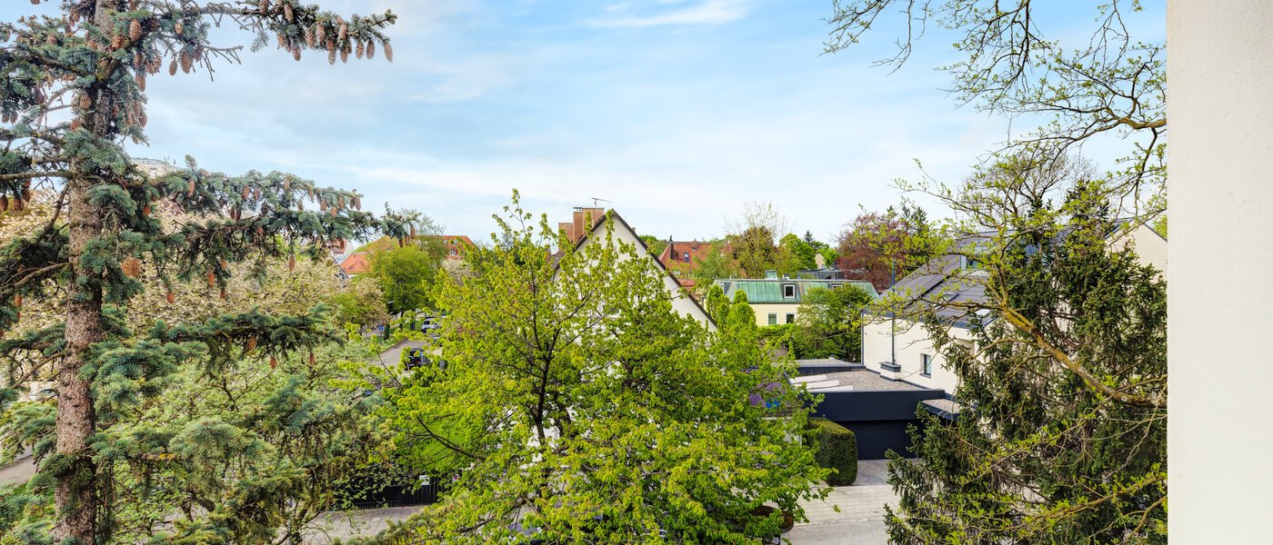 квартира München Schwabing-Nord (zw. Belgrad- & Leopoldstraße) 02 вид из окна 2635