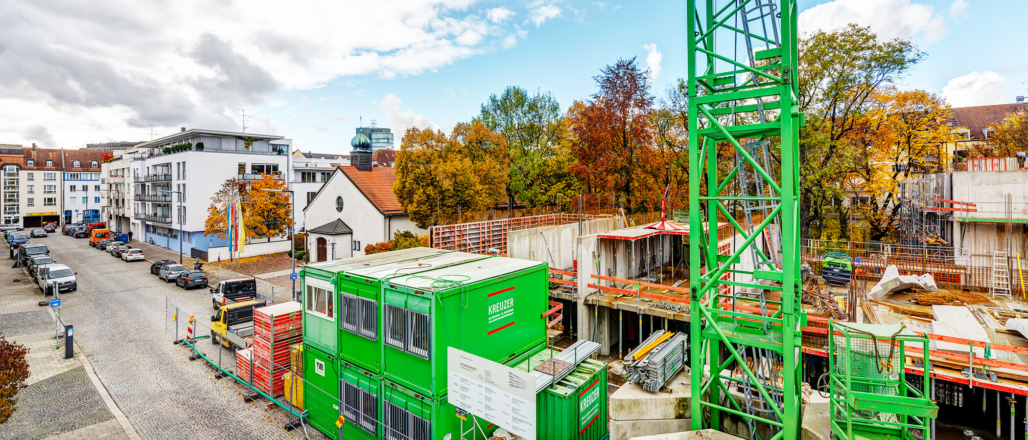 квартира München Neuhausen 01 вид из окна 2682