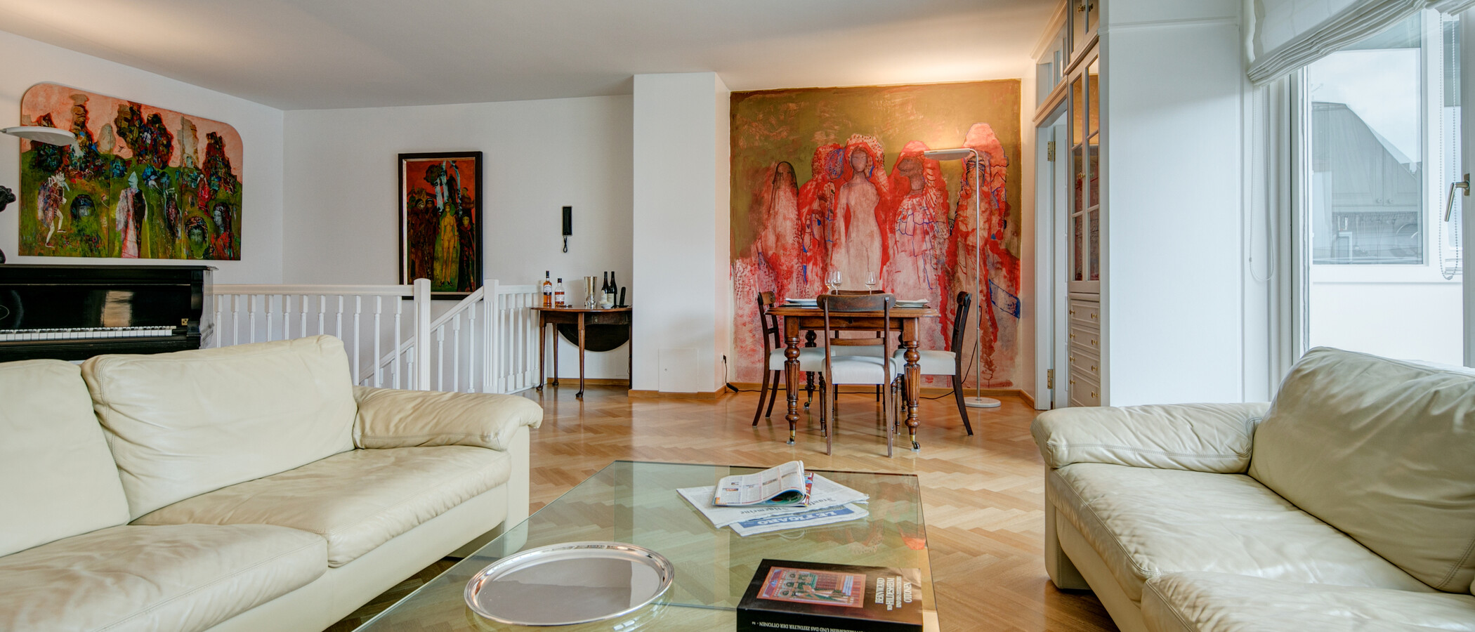 мансардная квартира München Schwabing (rechts der Leopoldstraße) 04 гостиная 2693