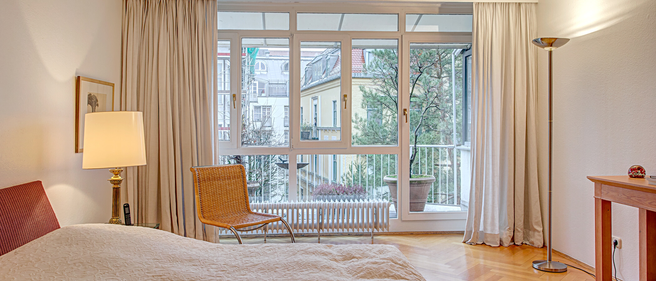 мансардная квартира München Schwabing (rechts der Leopoldstraße) 01 спальная 2693
