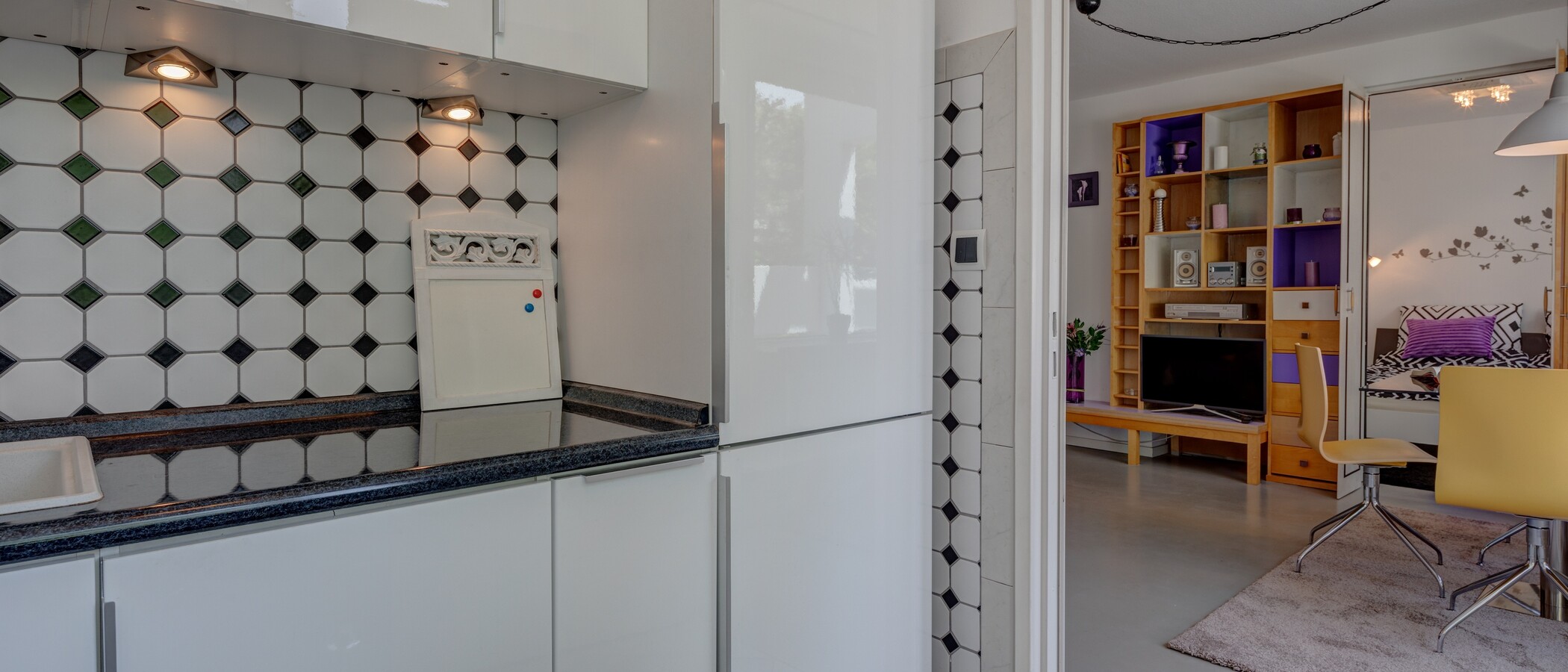 мансардная квартира München Neuhausen 03 кухня 2774
