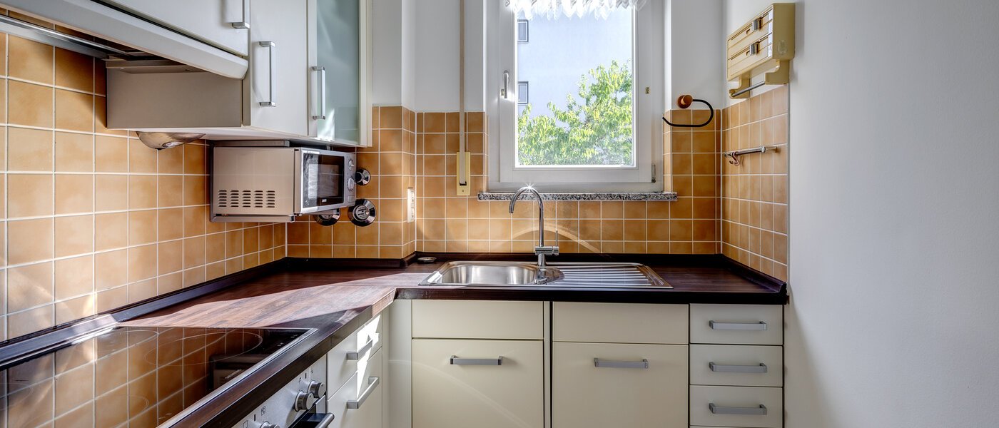 квартира München Parkstadt Schwabing 01 кухня 2876