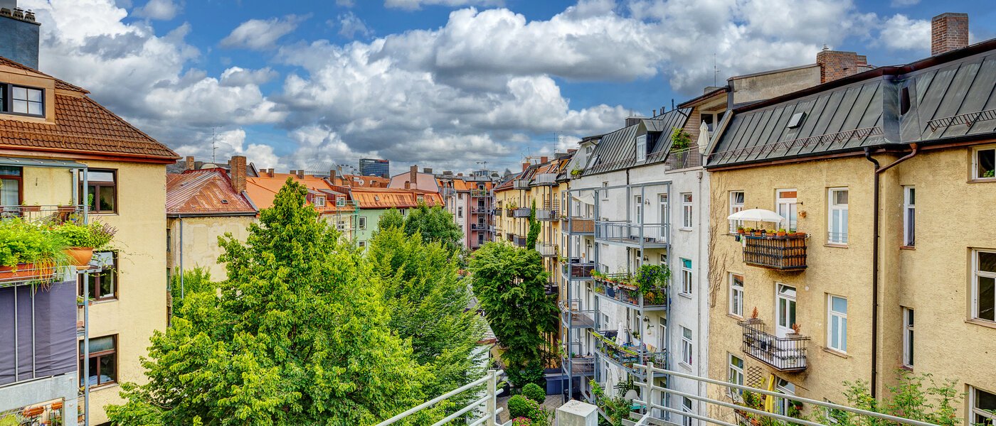 квартира München Haidhausen 01 вид из окна 2886