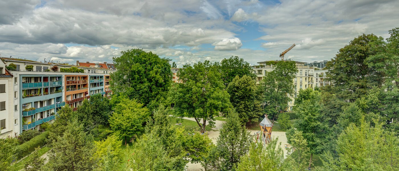 квартира München Haidhausen 02 вид из окна 2886