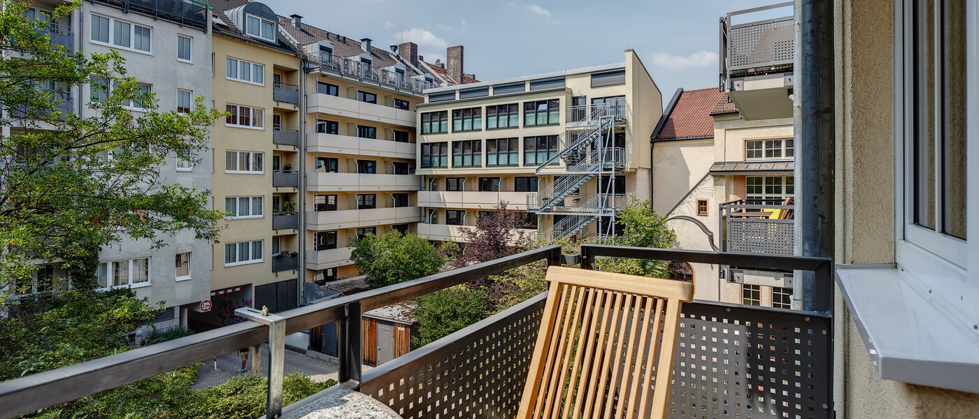 квартира München Isarvorstadt 01 балкон 2933