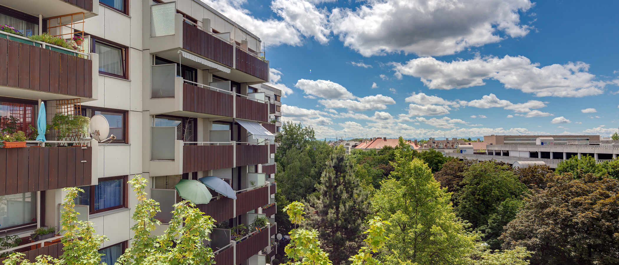квартира München Haidhausen 03 вид из окна 2973