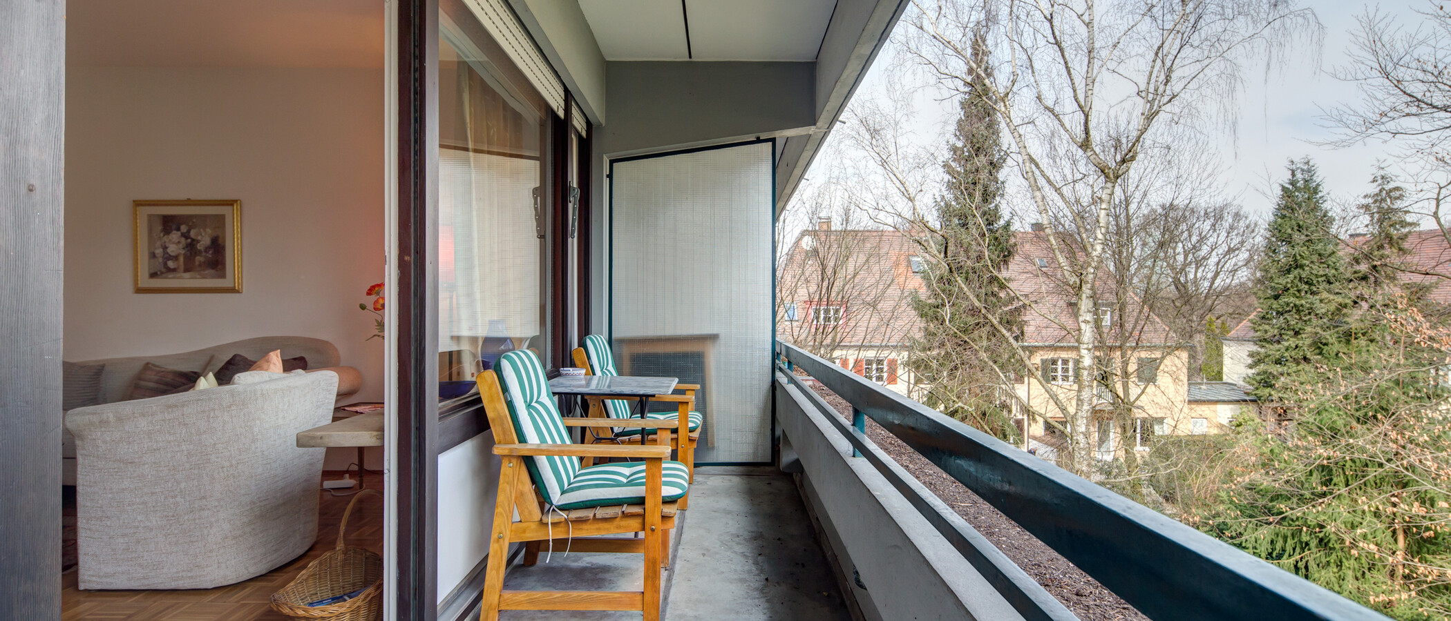 квартира München Nymphenburg-Gern 01 балкон 2983
