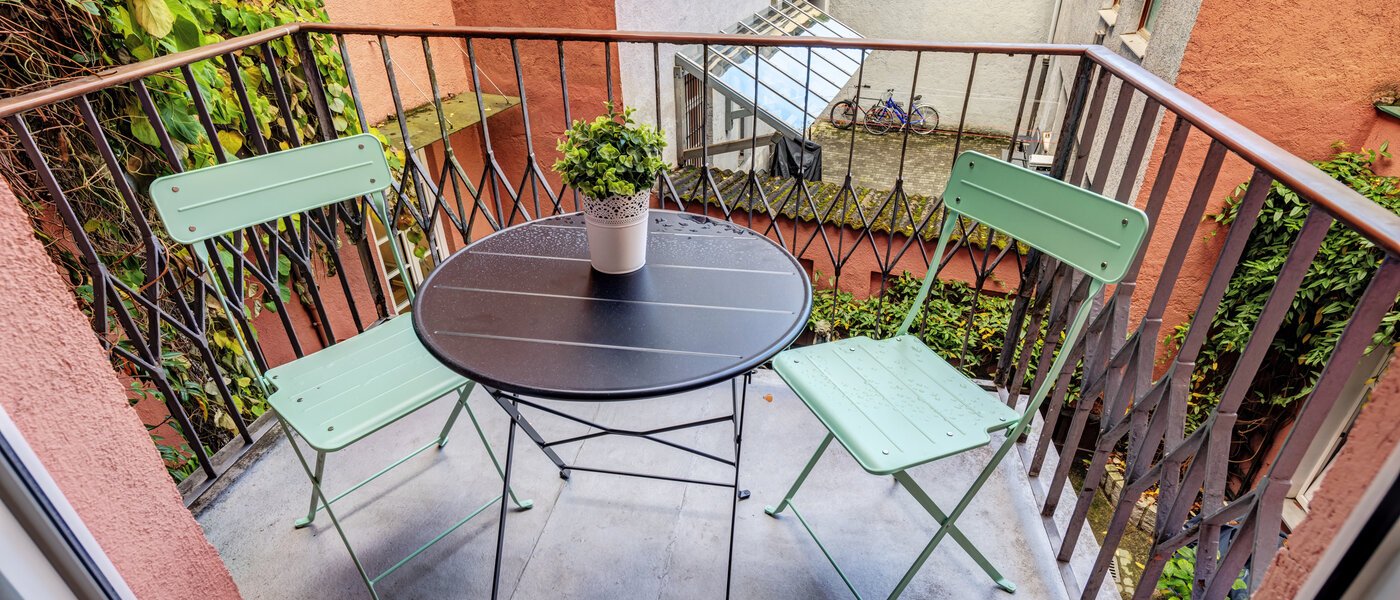 квартира München Gärtnerplatzviertel 01 балкон 3036