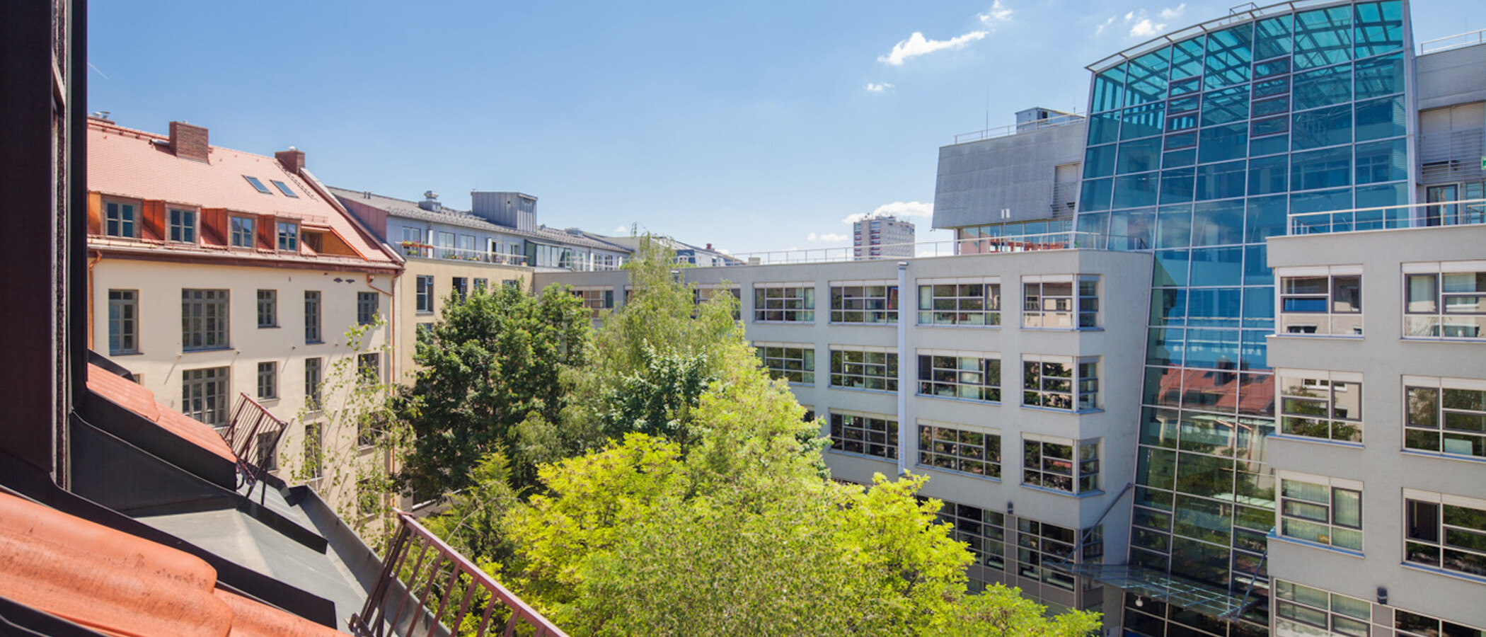квартира München Maxvorstadt - Westen 01 вид из окна 3075