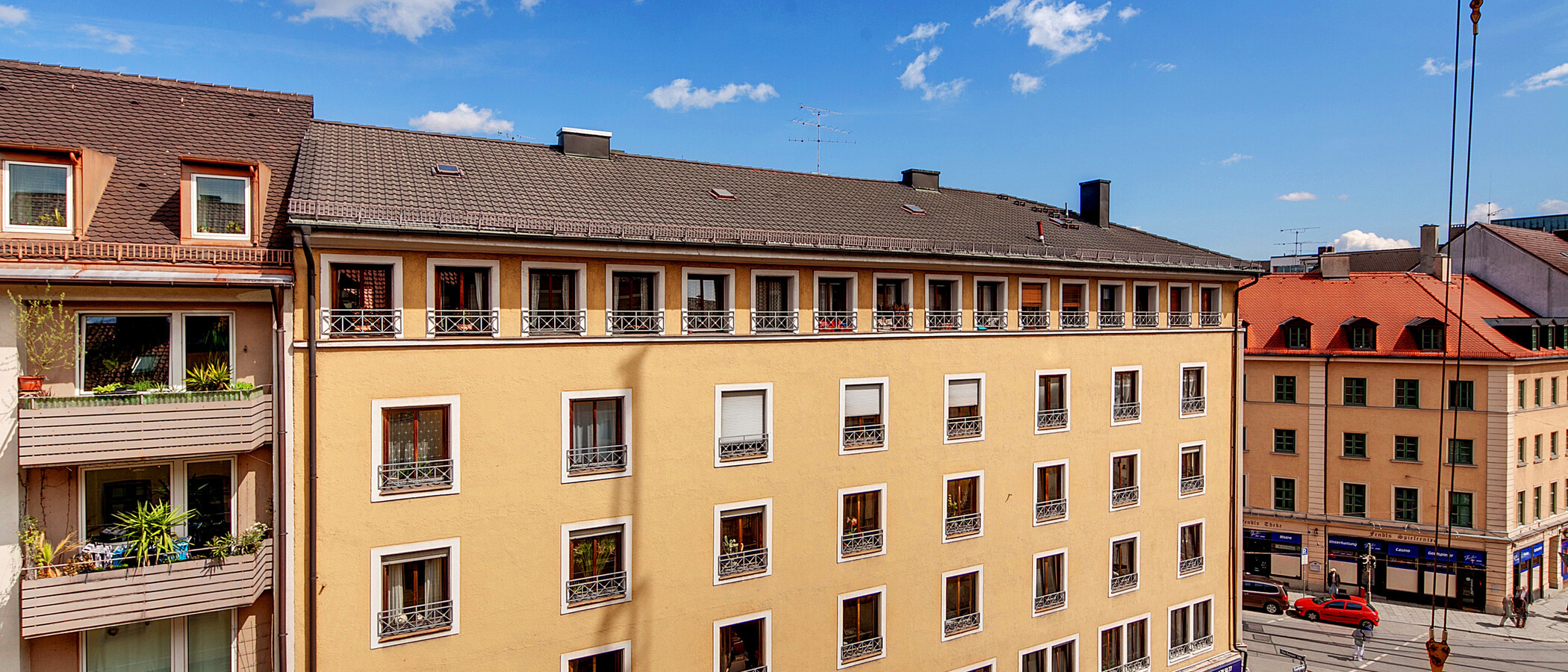 квартира München Maxvorstadt - Westen 03 вид из окна 3075