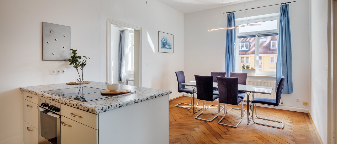 квартира München Haidhausen 04 кухня 308