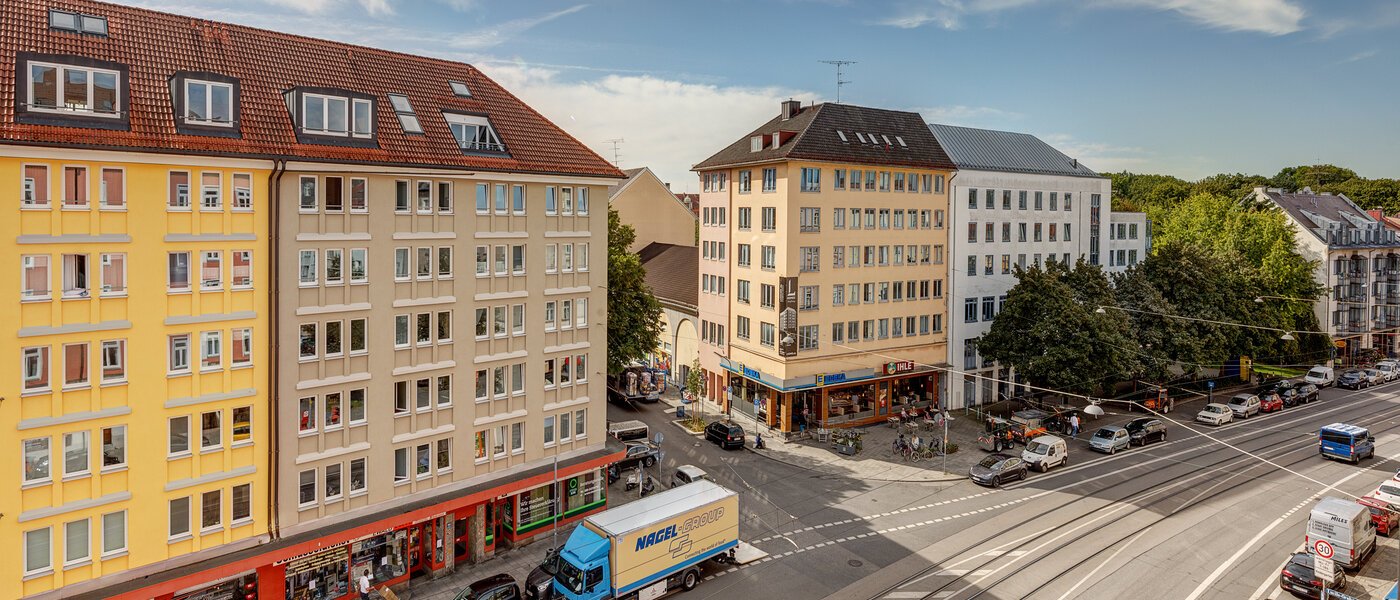 квартира München Haidhausen 01 вид из окна 308